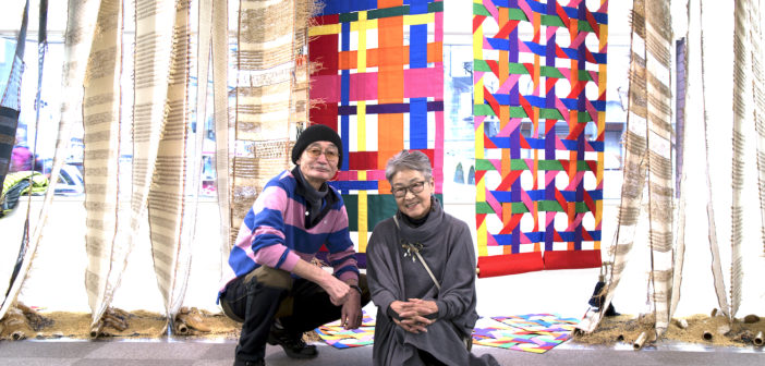 日本を代表する 染色作家・荒井健さんと染織作家・増山紀代さんの 海外