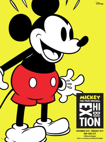 展覧会「Mickey: The True Original Exhibition」のポスター