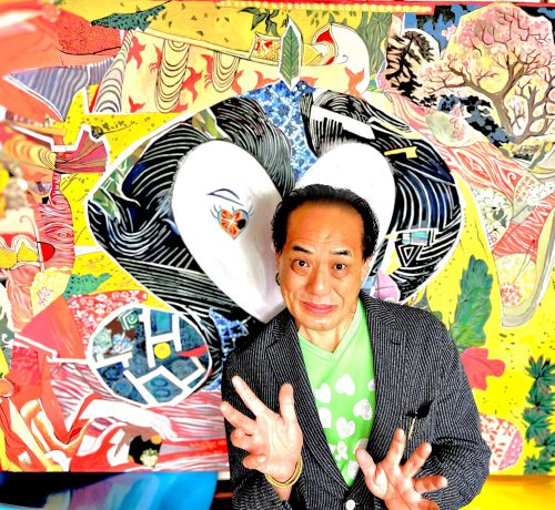 Harako-chan Art and Waku Matsumoto in his atelier (September 22)