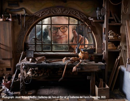 Photograph: Jason Schmidt/Netflix | Guillermo del Toro on the set of Guillermo del Toro’s Pinocchio, 2022.