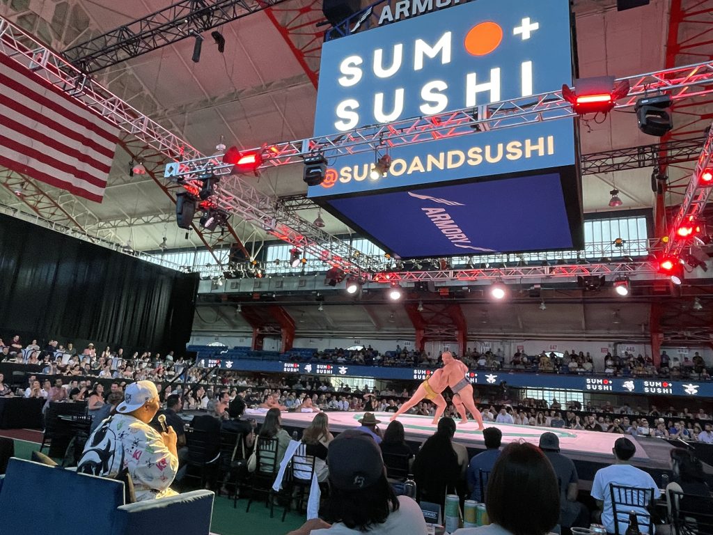 小錦氏の相撲イベント「Sumo + Sushi」大盛況で幕 - ニューヨークビズ！