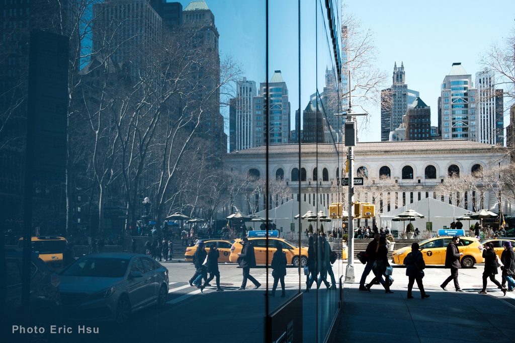 冬のニューヨークの街並み（Photo Eric Hsu）
