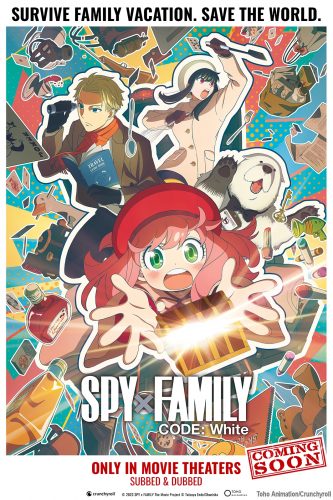 『劇場版SPY×FAMILY CODE: White』の北米版ポスターイメージ（'Spy x Family Code: White'. CREDIT: Toho Animation/Crunchyroll）