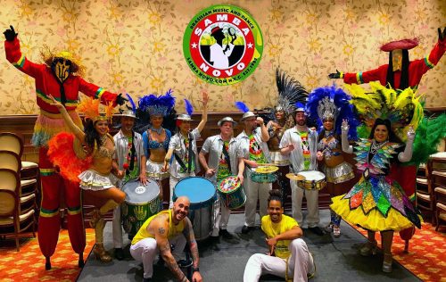 ７月５日から７日まで、サンバ・ノーヴォ・ブラジリアン・ダンス・グループがカラフルな音楽とエキサイティングな音楽ショーを繰り広げる