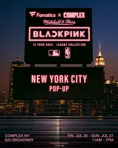 ニューヨークのポップアップストアのフライヤー(© YG. All rights reserved. TM/© 2025 MLB)