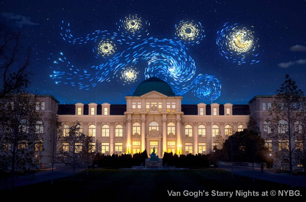 Van Gogh's Starry Nights at © NYBG.