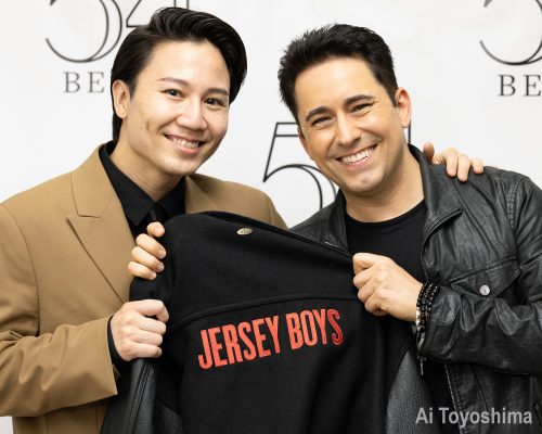 ジョン・ロイド・ヤングと共演した大音智海（左）＝ニューヨーク（Photo by Ai Toyoshima）