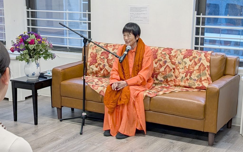 謁見会の様子＝11月９日、ニューヨーク