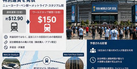 NYCで在宅勤務呼びかけ　W杯で交通混雑懸念