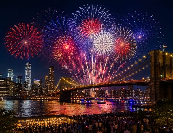 アメリカ建国250周年を祝う特別花火