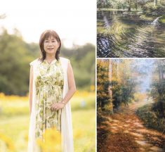 画家・川村信子さん 日本の風景に宿る「光」、NYへ