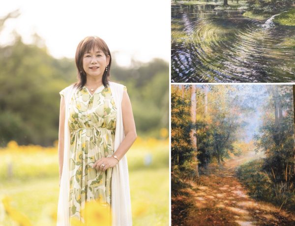 画家・川村信子さん 日本の風景に宿る「光」、NYへ