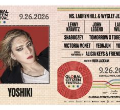 YOSHIKI、日本人初「Global Citizen Festival」出演へ